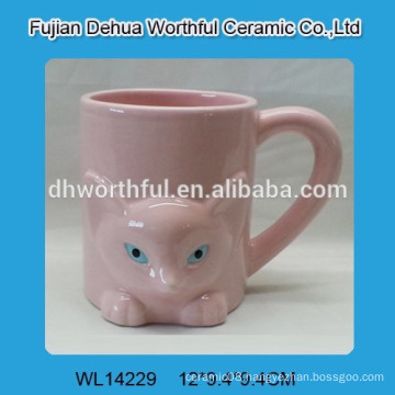 Popular pink fox pattern ceramic mug